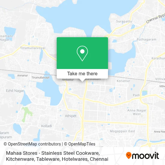 Mahaa Stores - Stainless Steel Cookware, Kitchenware, Tableware, Hotelwares map