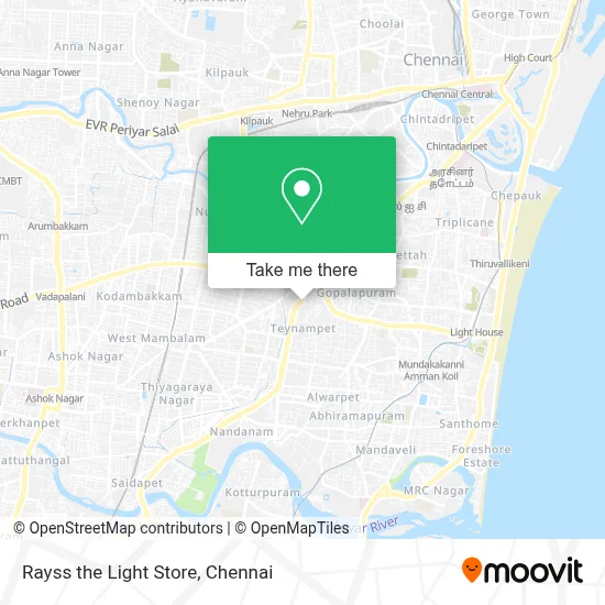 Rayss the Light Store map