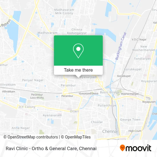 Ravi Clinic - Ortho & General Care map