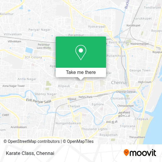 Karate Class map