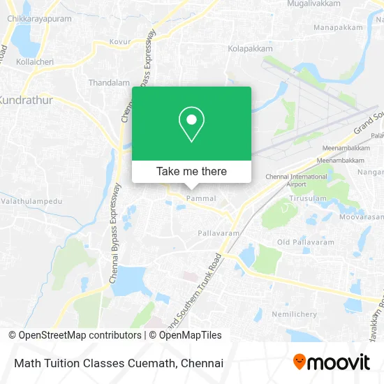 Math Tuition Classes Cuemath map