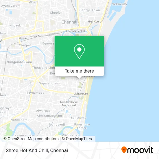 Shree Hot And Chill map