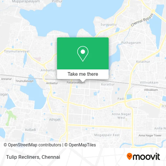 Tulip Recliners map