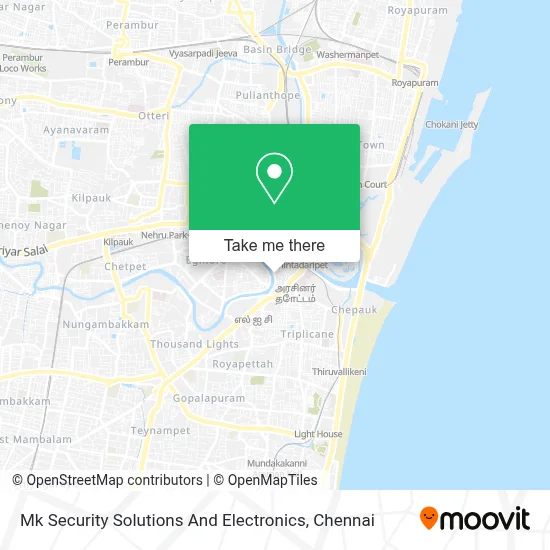 Mk Security Solutions And Electronics map