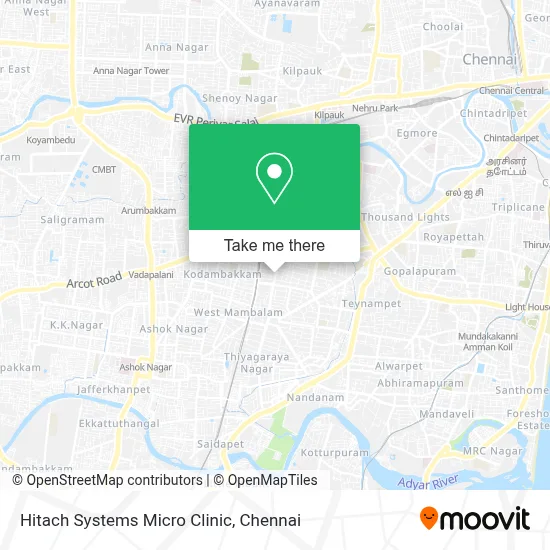 Hitach Systems Micro Clinic map