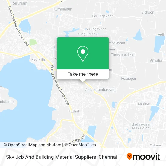 Skv Jcb And Building Material Suppliers map