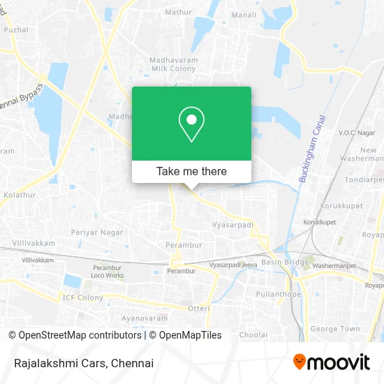 Rajalakshmi Cars map