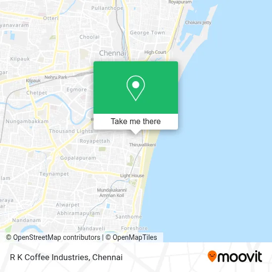 R K Coffee Industries map