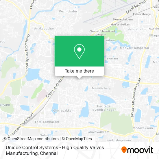 Unique Control Systems - High Quality Valves Manufacturing map