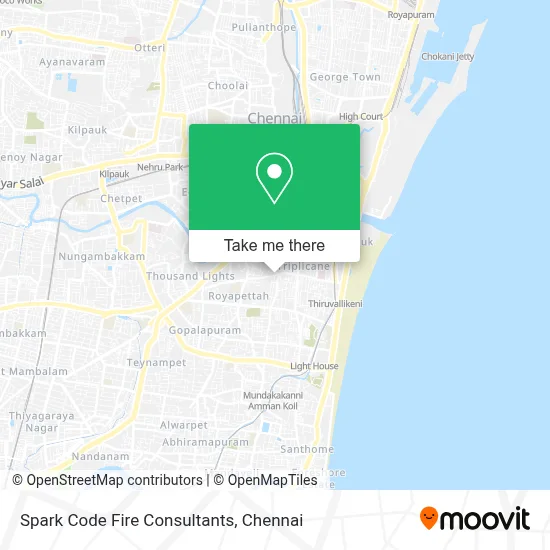 Spark Code Fire Consultants map