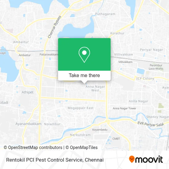 Rentokil Pci Pest Control Service map