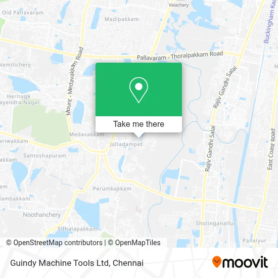 Guindy Machine Tools Ltd map