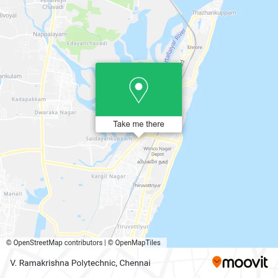 V. Ramakrishna Polytechnic map
