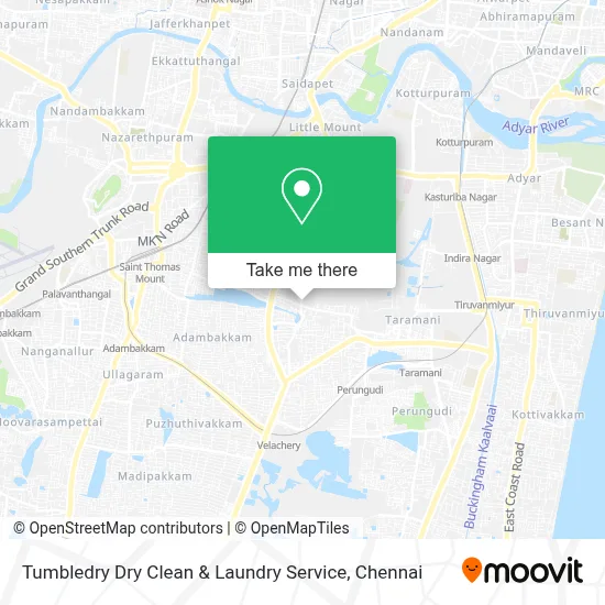 Tumbledry Dry Clean & Laundry Service map