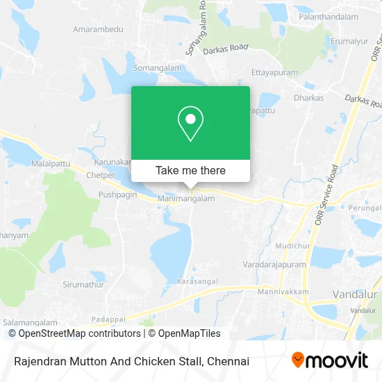 Rajendran Mutton And Chicken Stall map