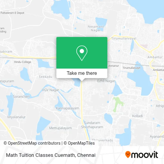 Math Tuition Classes Cuemath map