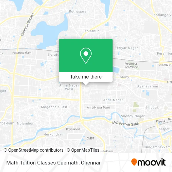 Math Tuition Classes Cuemath map