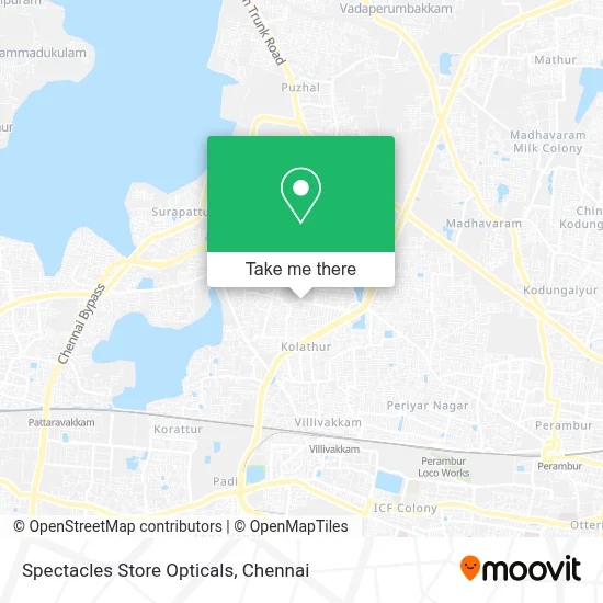 Spectacles Store Opticals map