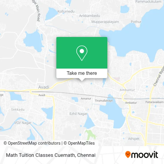 Math Tuition Classes Cuemath map