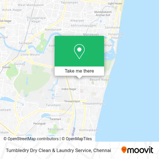 Tumbledry Dry Clean & Laundry Service map