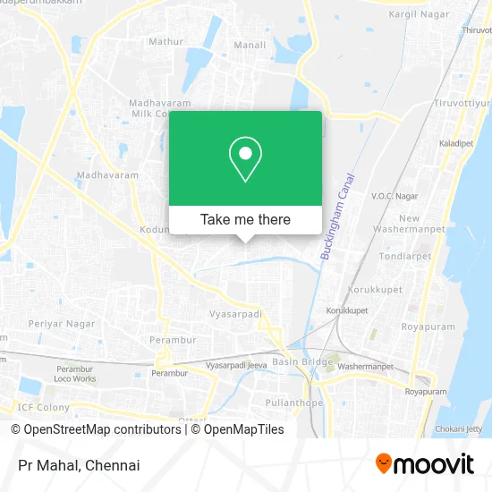 Pr Mahal map