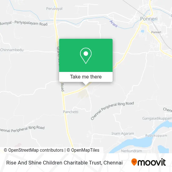 Rise And Shine Children Charitable Trust map