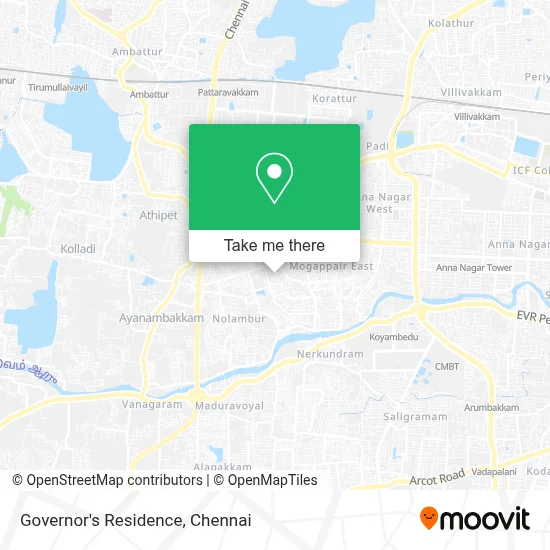 Raj Bhawan map