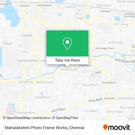 Mahalakshmi Photo Frame Works map