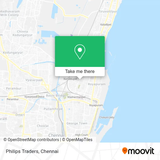 Philips Traders map