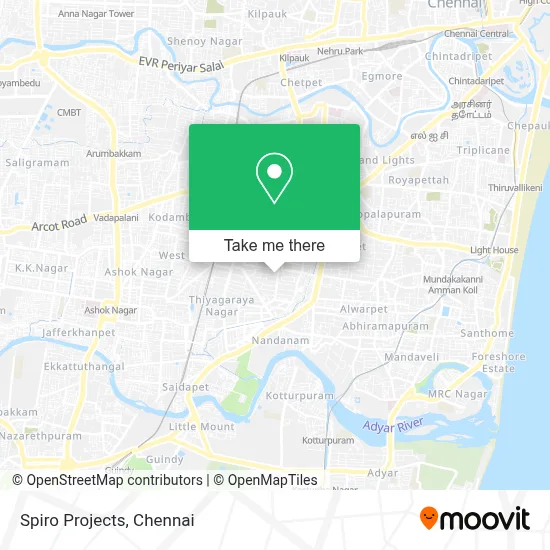 Spiro Projects map