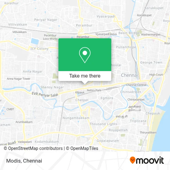 Modis map