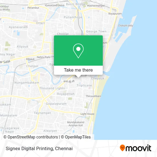 Signex Digital Printing map