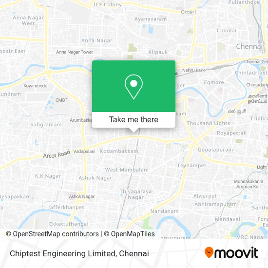 Chiptest Engineering Limited map