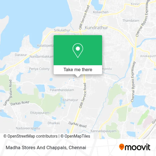 Madha Stores And Chappals map
