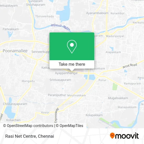 Rasi Net Centre map
