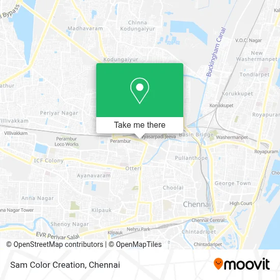 Sam Color Creation map