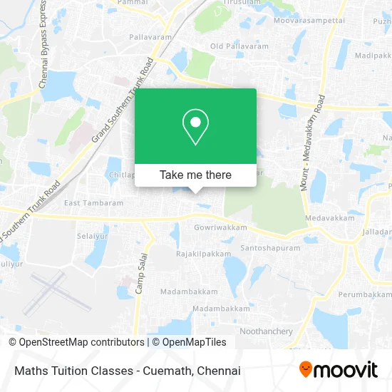 Maths Tuition Classes - Cuemath map