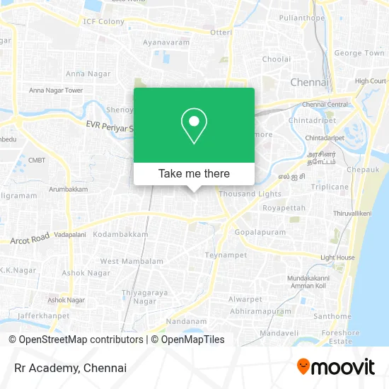 Rr Academy map