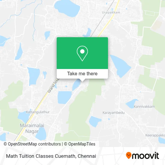 Math Tuition Classes Cuemath map