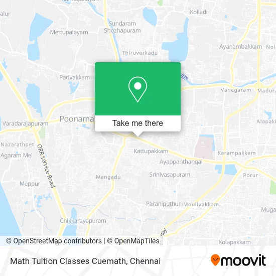 Math Tuition Classes Cuemath map