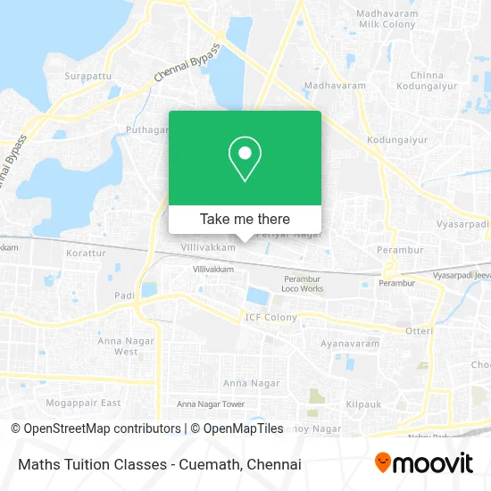 Maths Tuition Classes - Cuemath map