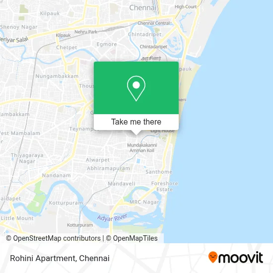 Rohini Apartment map