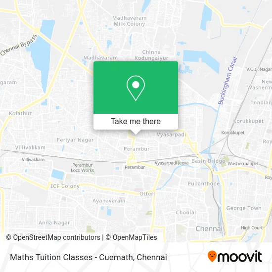 Maths Tuition Classes - Cuemath map