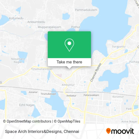 Space Arch Interiors&Designs map