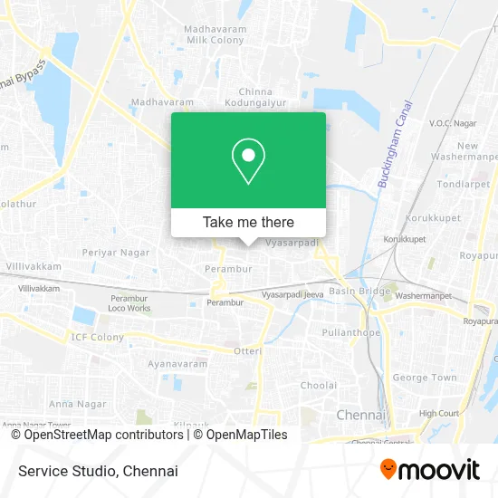 Service Studio map