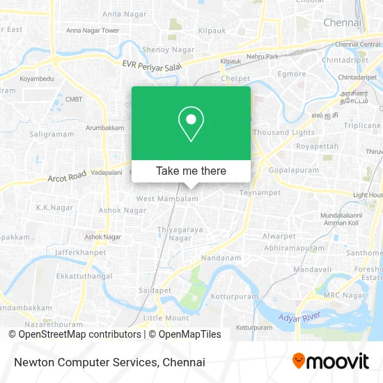 Newton Computer Services map