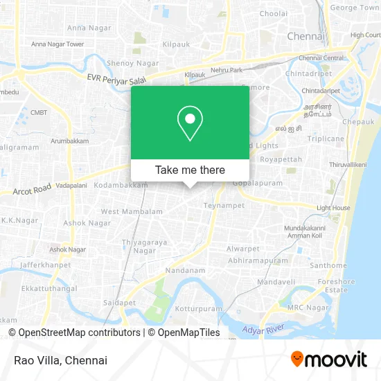 Rao Villa map