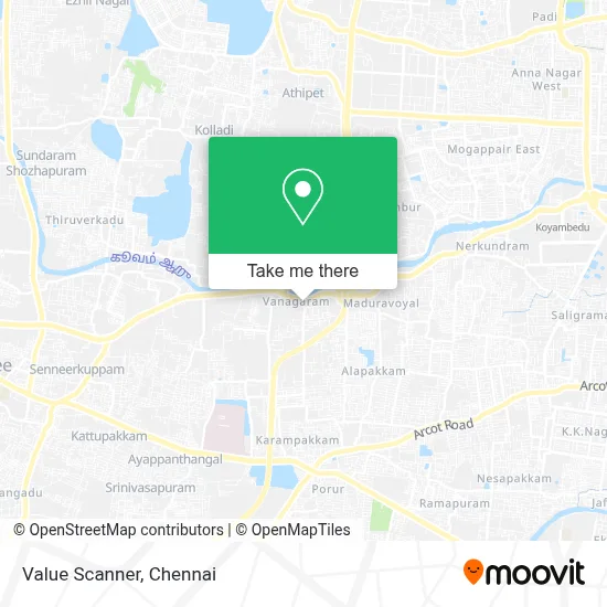 Value Scanner map