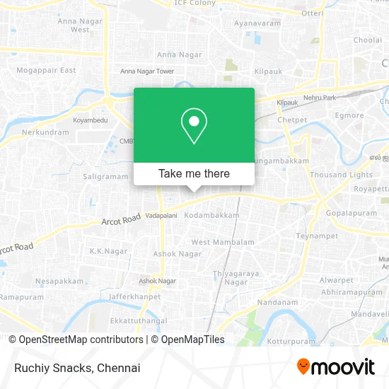 Ruchiy Snacks map