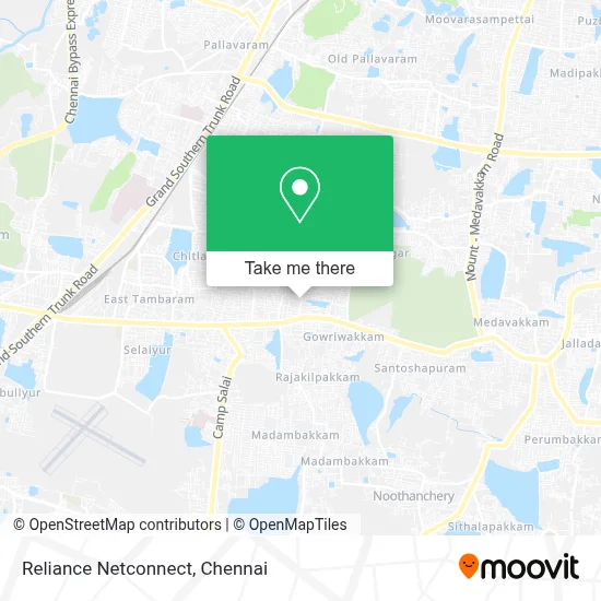 Reliance Netconnect map